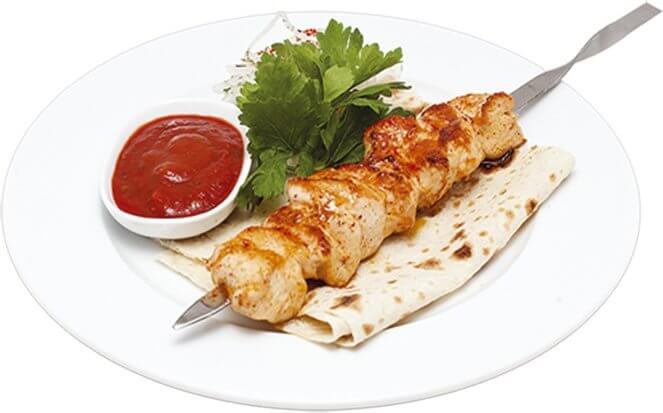 Шашлык из куриного филе