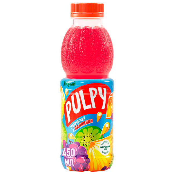 Pulpy Тропический 0,45л