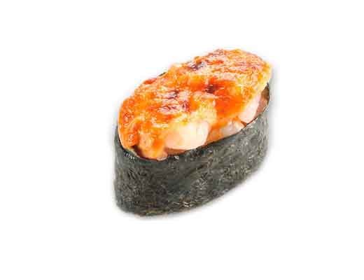 Суши запечённые с лососем