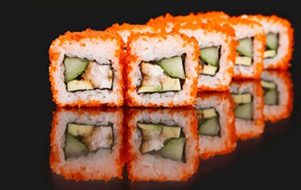 Калифорния с угрем