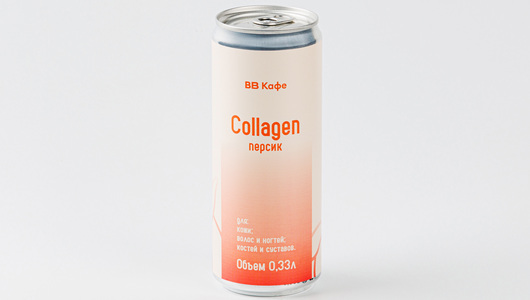 Напиток сокосодержащий персиковый с коллагеном, кафе