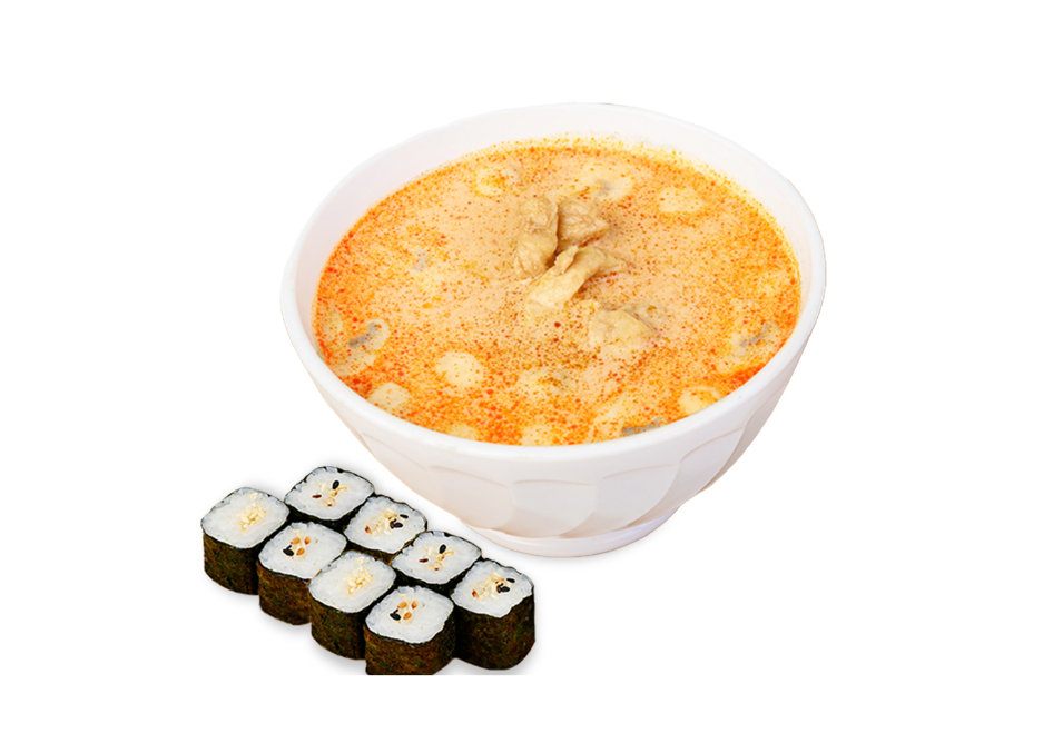 Том Ям с курицей терияки