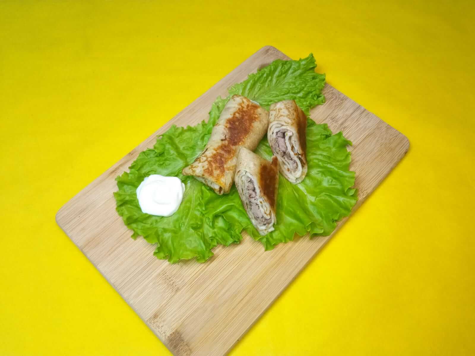 Блинчики с мясом 2шт.