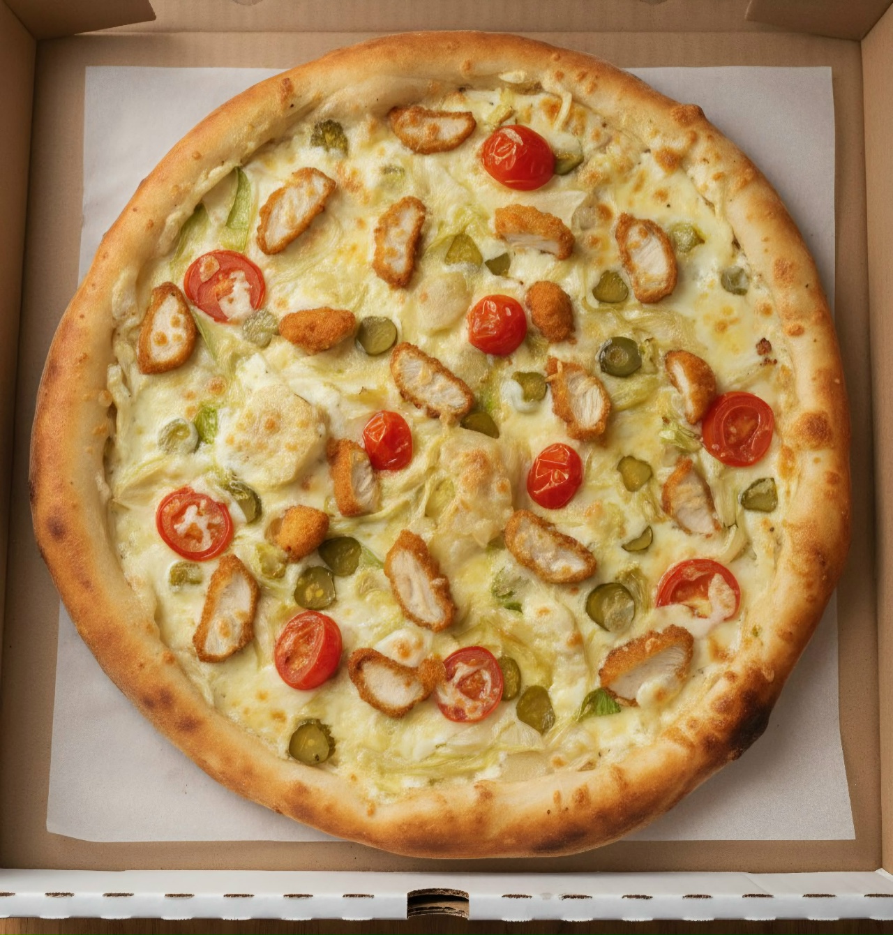 Цезаритта со стрипсами 30см