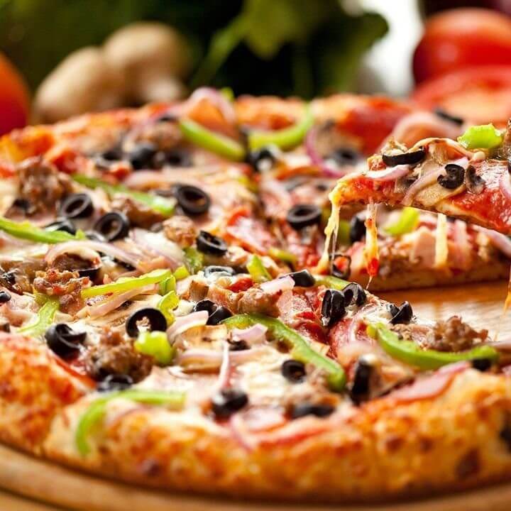 Пицца мясное ассорти