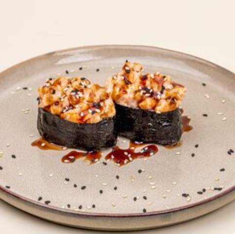 Суши запеченные с креветкой