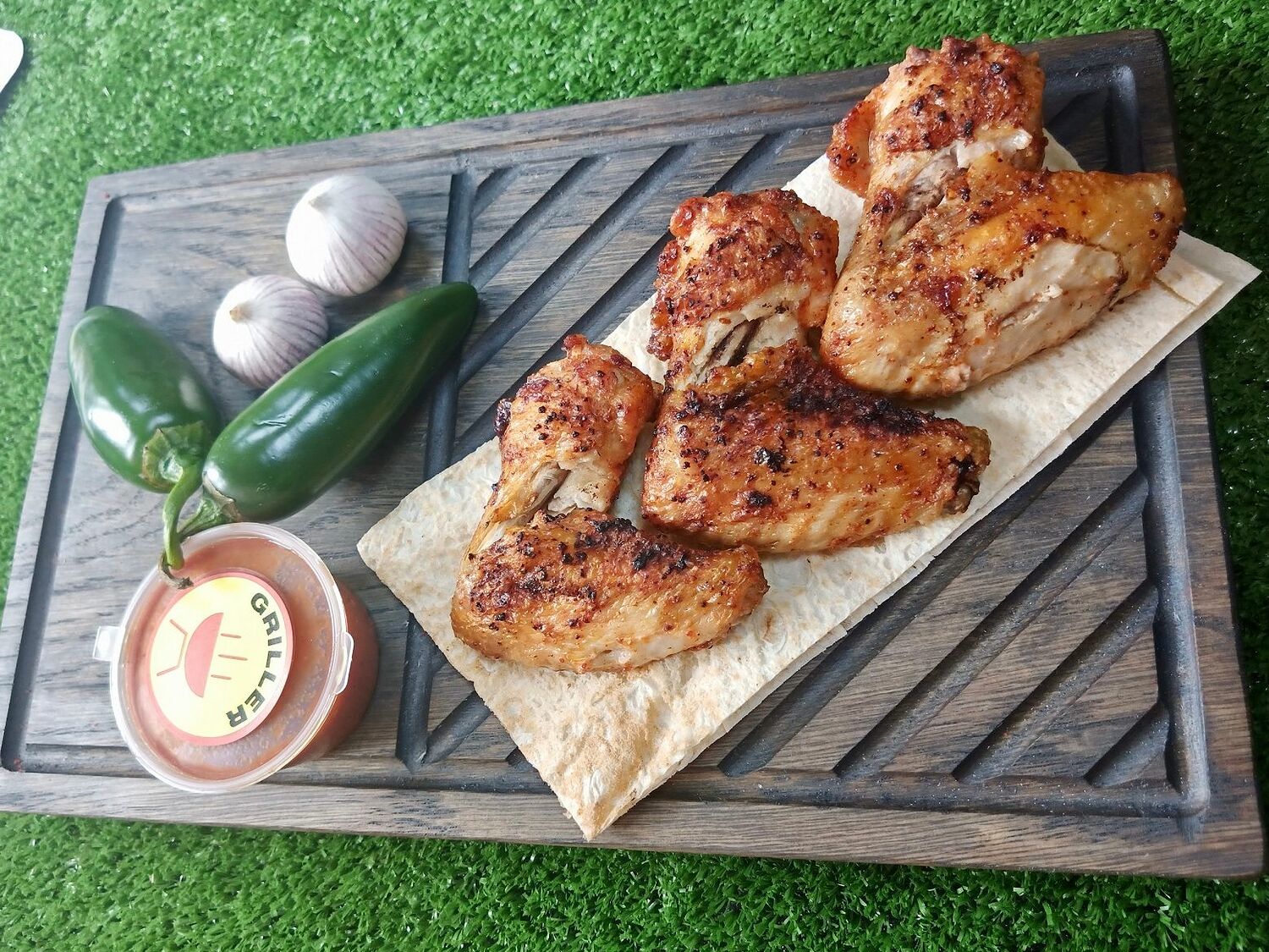 Шашлык из куриных крыльев