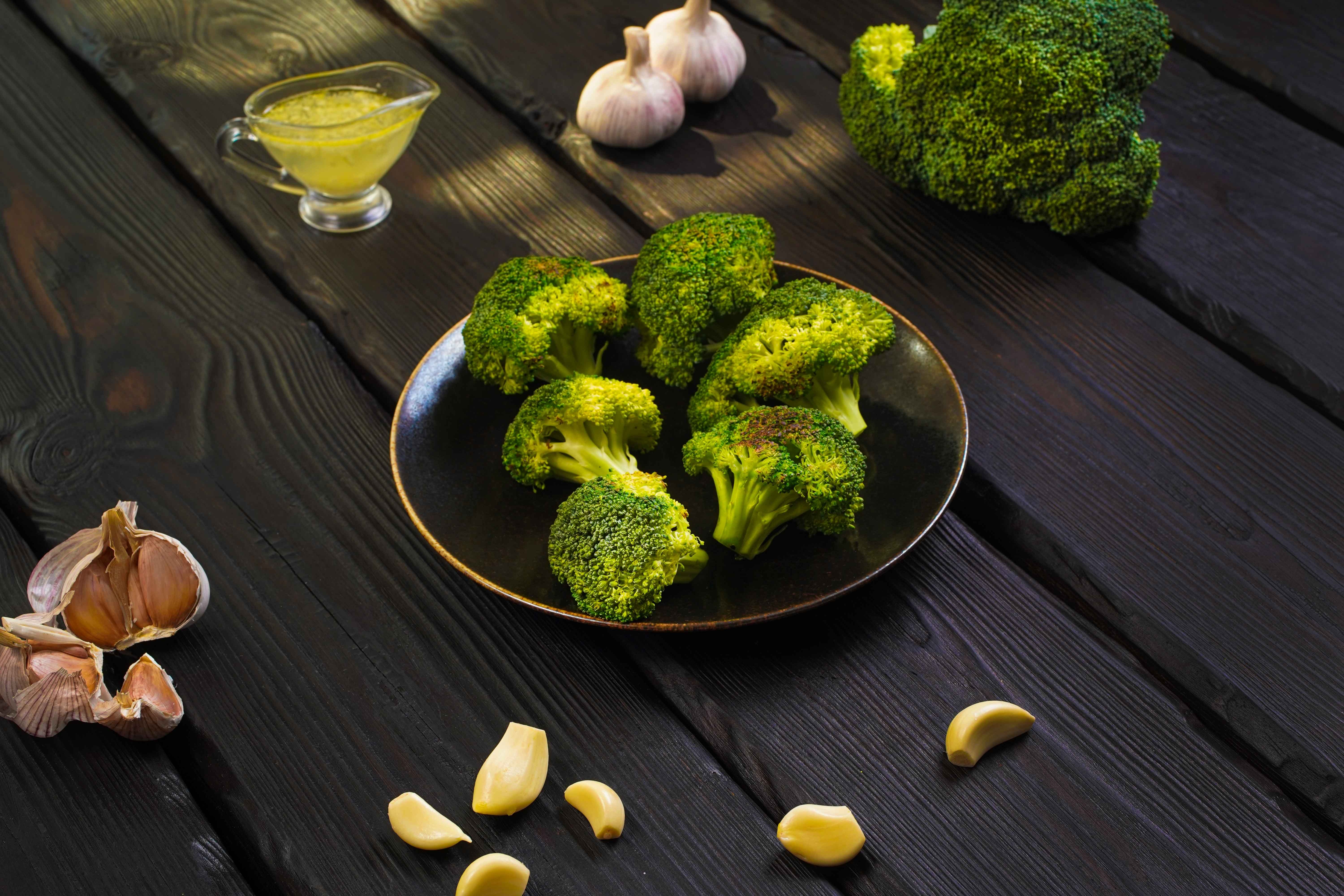 Брокколи жареные