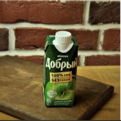 Сок добрый яблочный