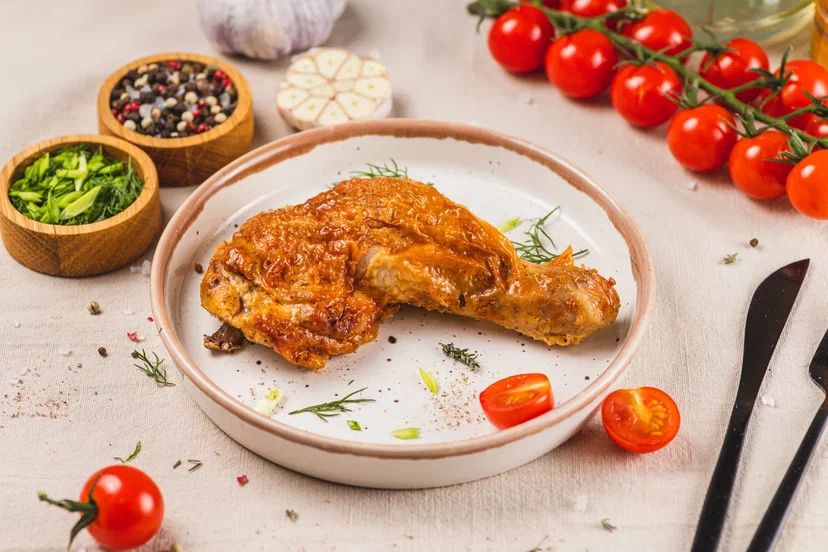 Окорочок запеченный в духовке