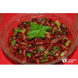 Салат с фасолью