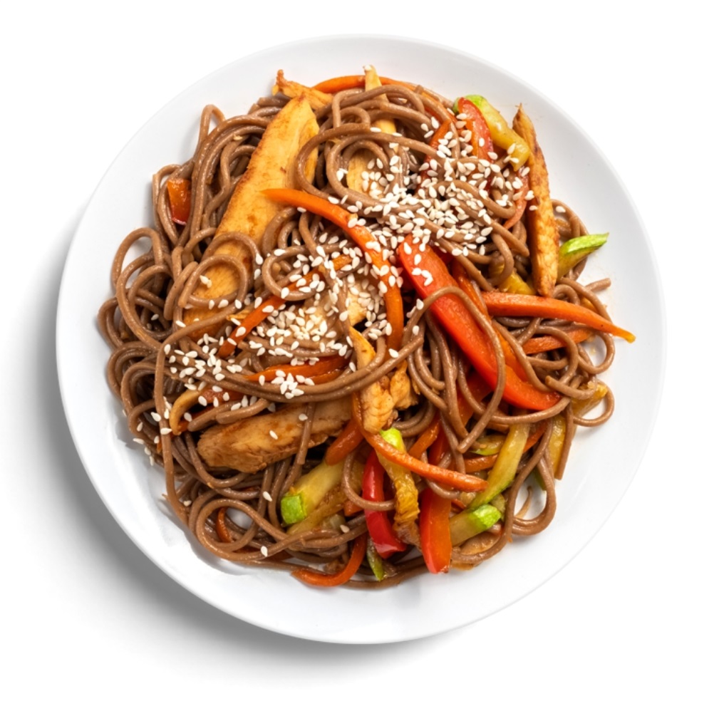 Гречневая лапша с курицей