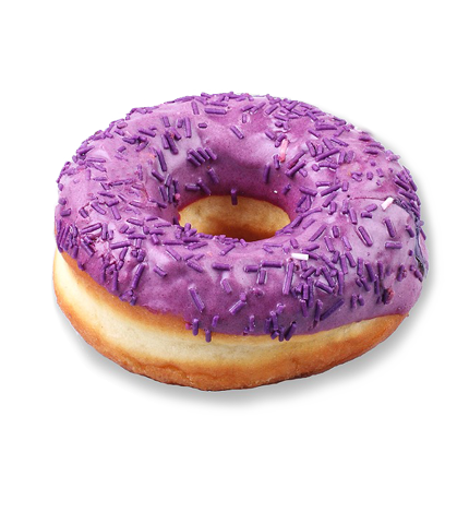 Пончики со вкусом Черники.