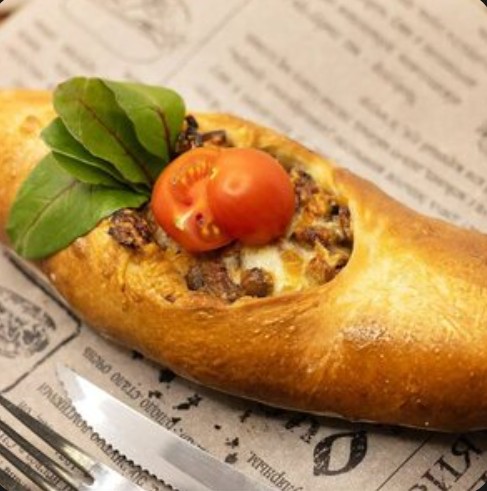 Хачапури с лисичками