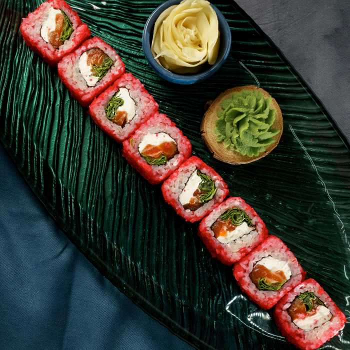 Калифорния фреш с лососем