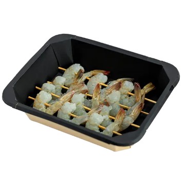 Шашлычки из тигровых креветок