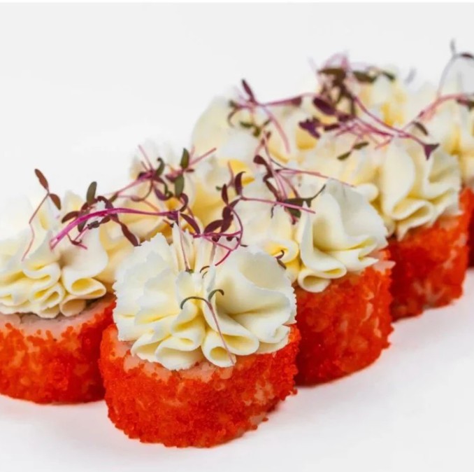 Фуджи с лососем