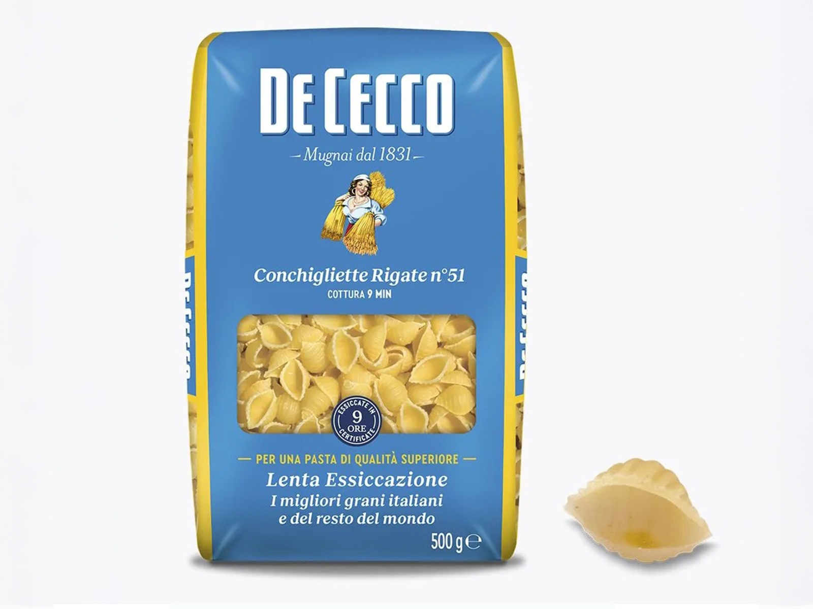 Паста De Cecco №51 Конкильетте Ригате