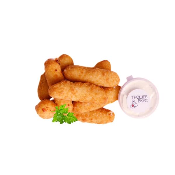 Палочки моцареллы фри с соусом