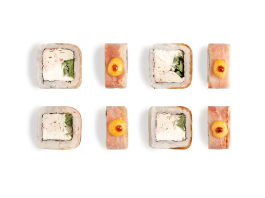 Запечённый ролл Гурман с крабом