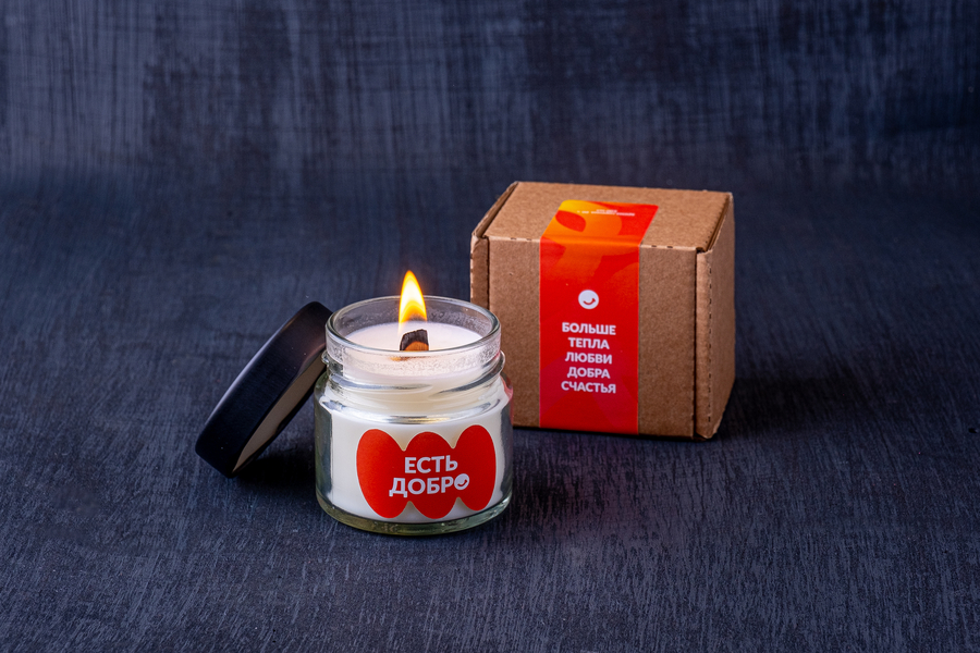 Свеча "Вкусная доставка"