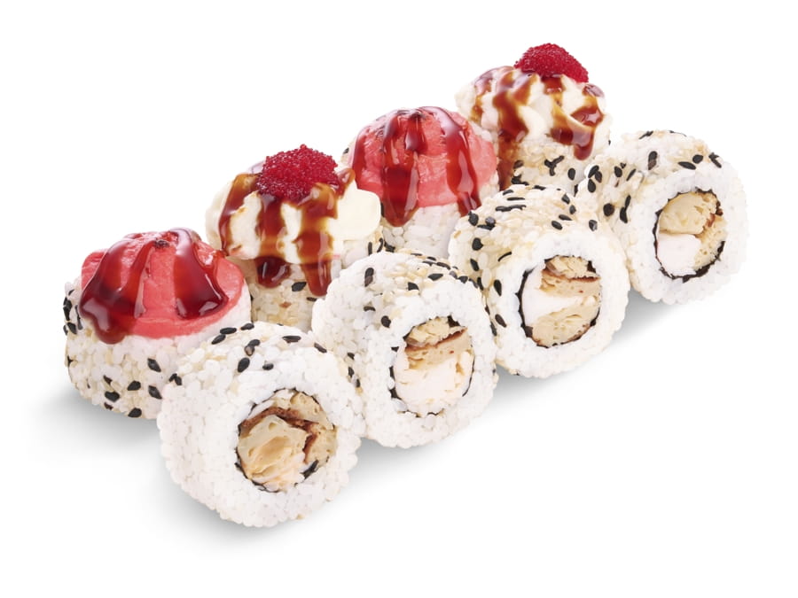 Запеченный Инь Янь ролл