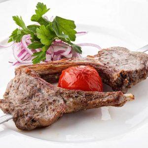 Шашлык из бараньей корейки
