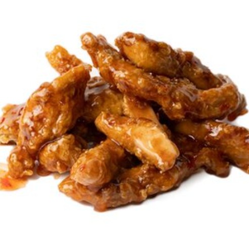 Куриные стрипсы под соусом сладкий чили L
