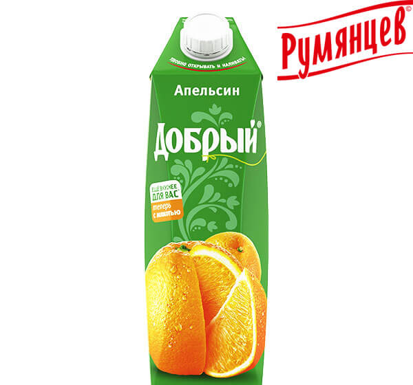 Сок Добрый Апельсин 1 л
