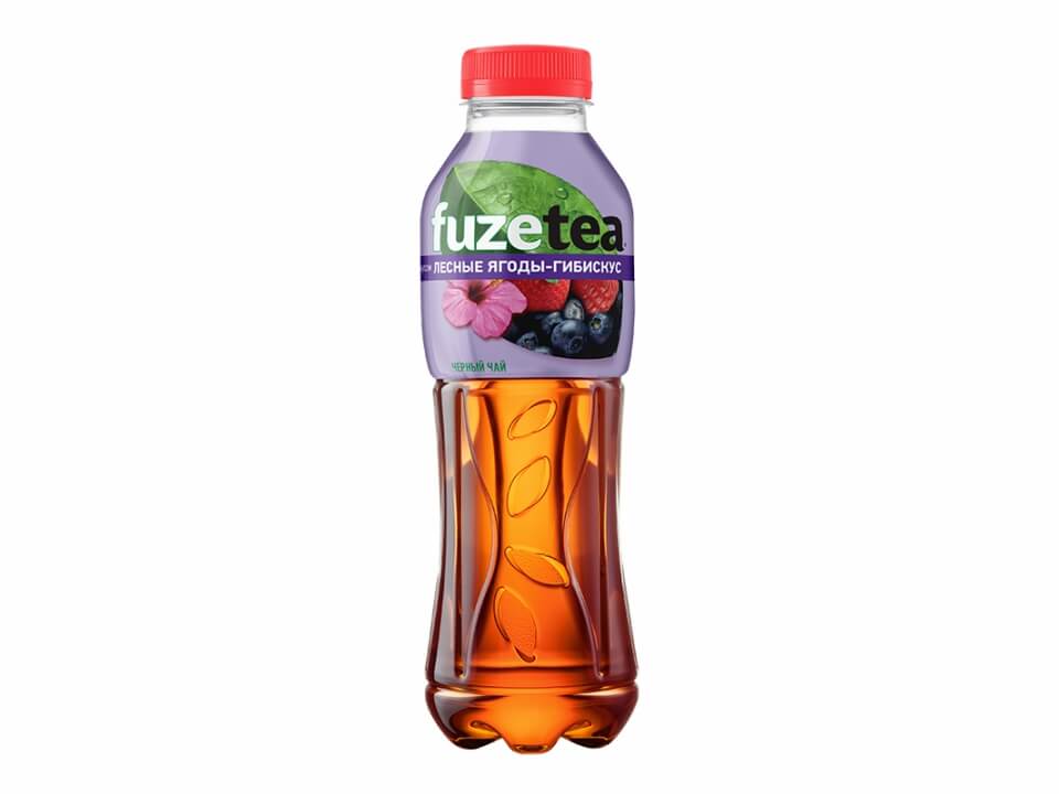 Черный чай Fuzetea лесные ягоды 0,5л