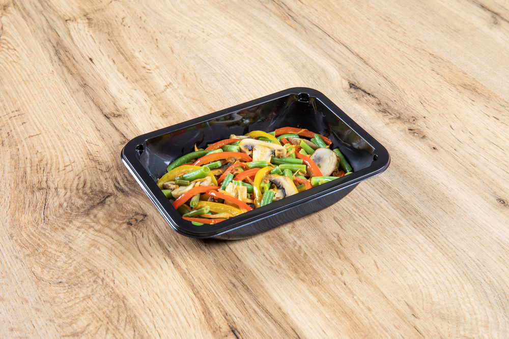 Фасоль стручковая с грибами