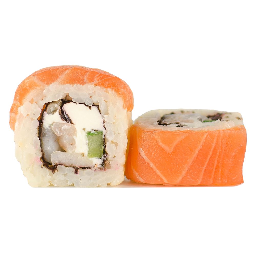 Филадельфия с коктейльной креветкой 8 шт.