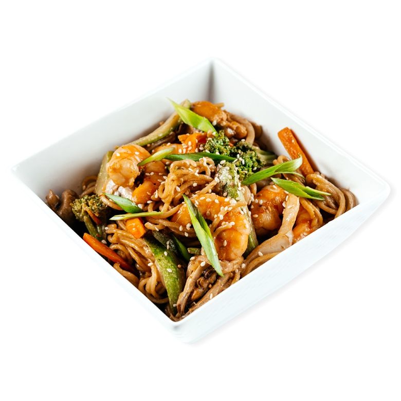 Рамен сливочный с морепродуктами