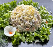 Оливье с курочкой
