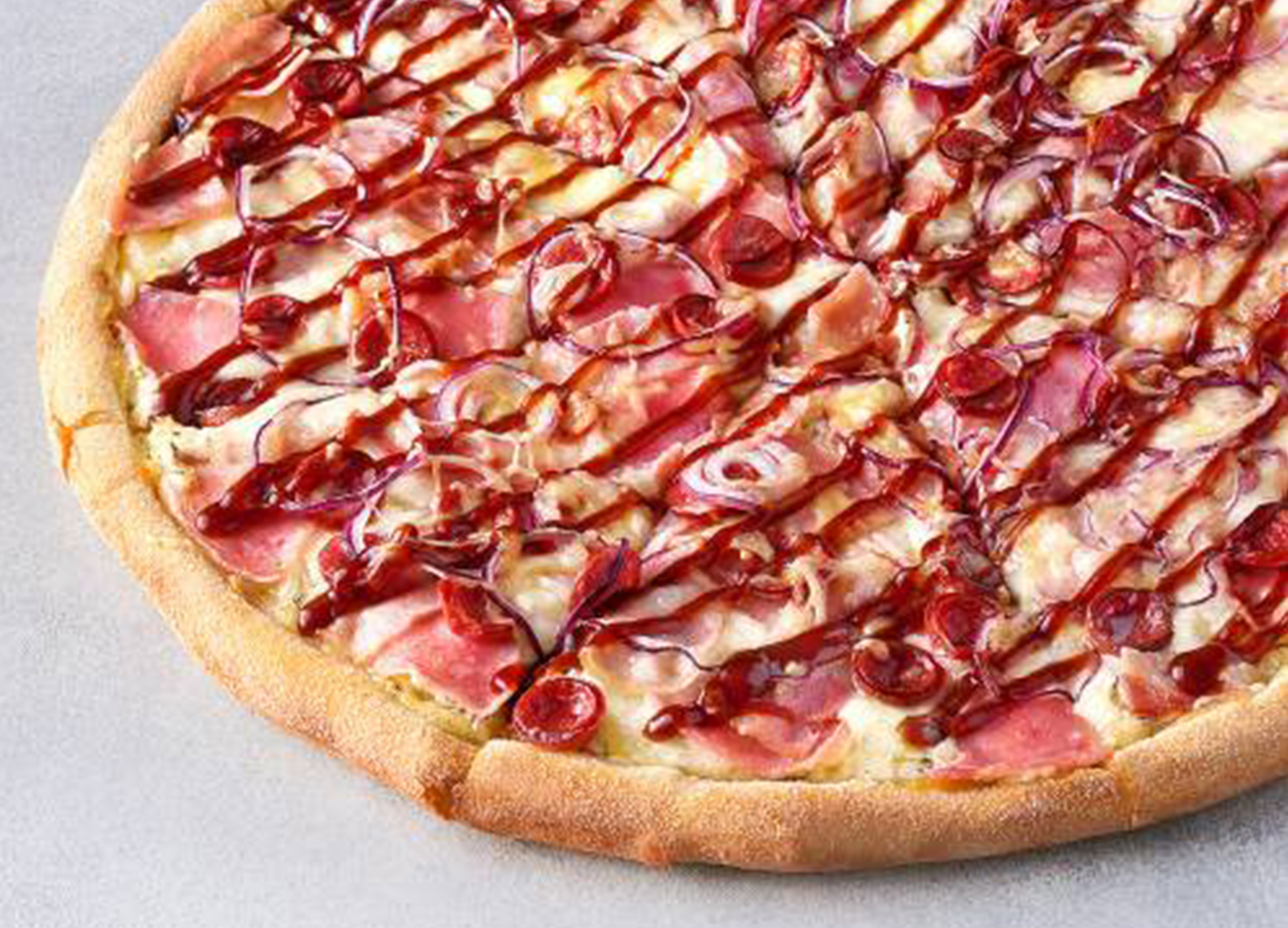 Пицца Мясная Барбекю 40 см на тонком