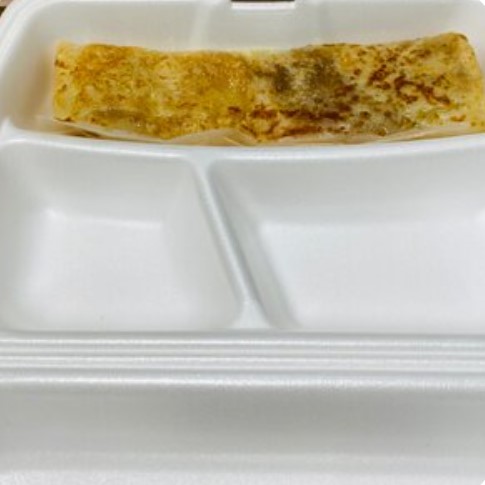Блин с варёной сгущенкой