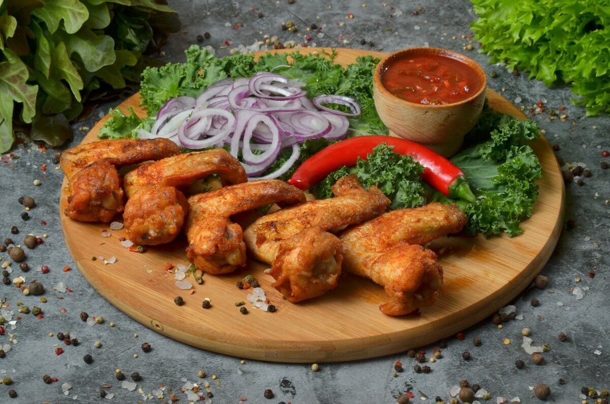 Шашлык из куриных крылышек