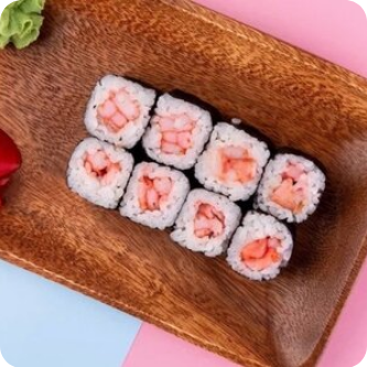 Маки с креветкой