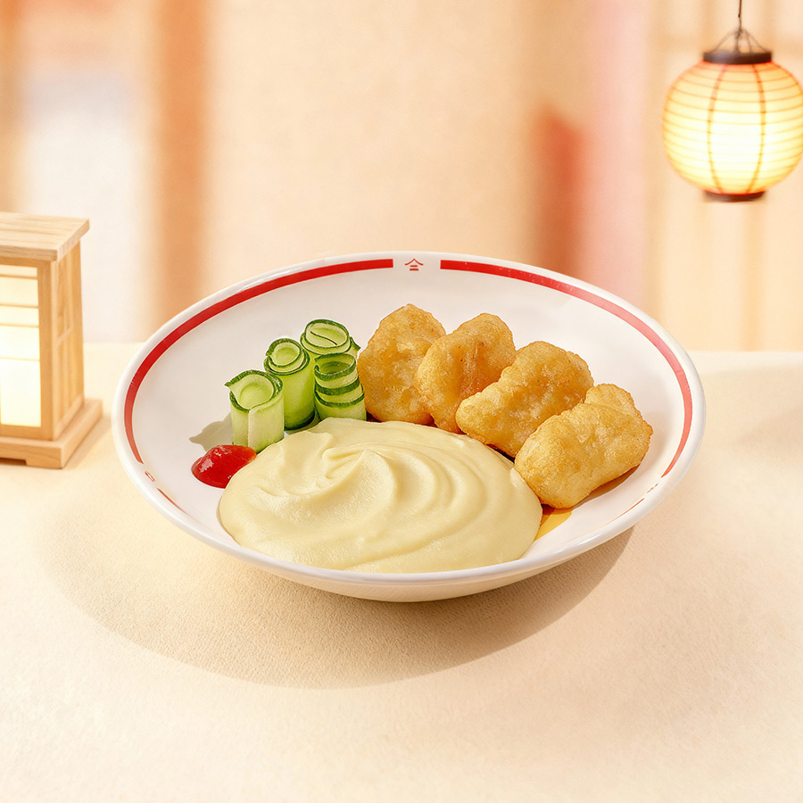 Куриные наггетсы с картофельным пюре