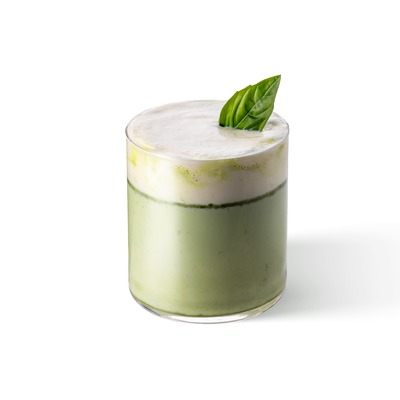 Матча кактус-опунция с сырной пенкой M