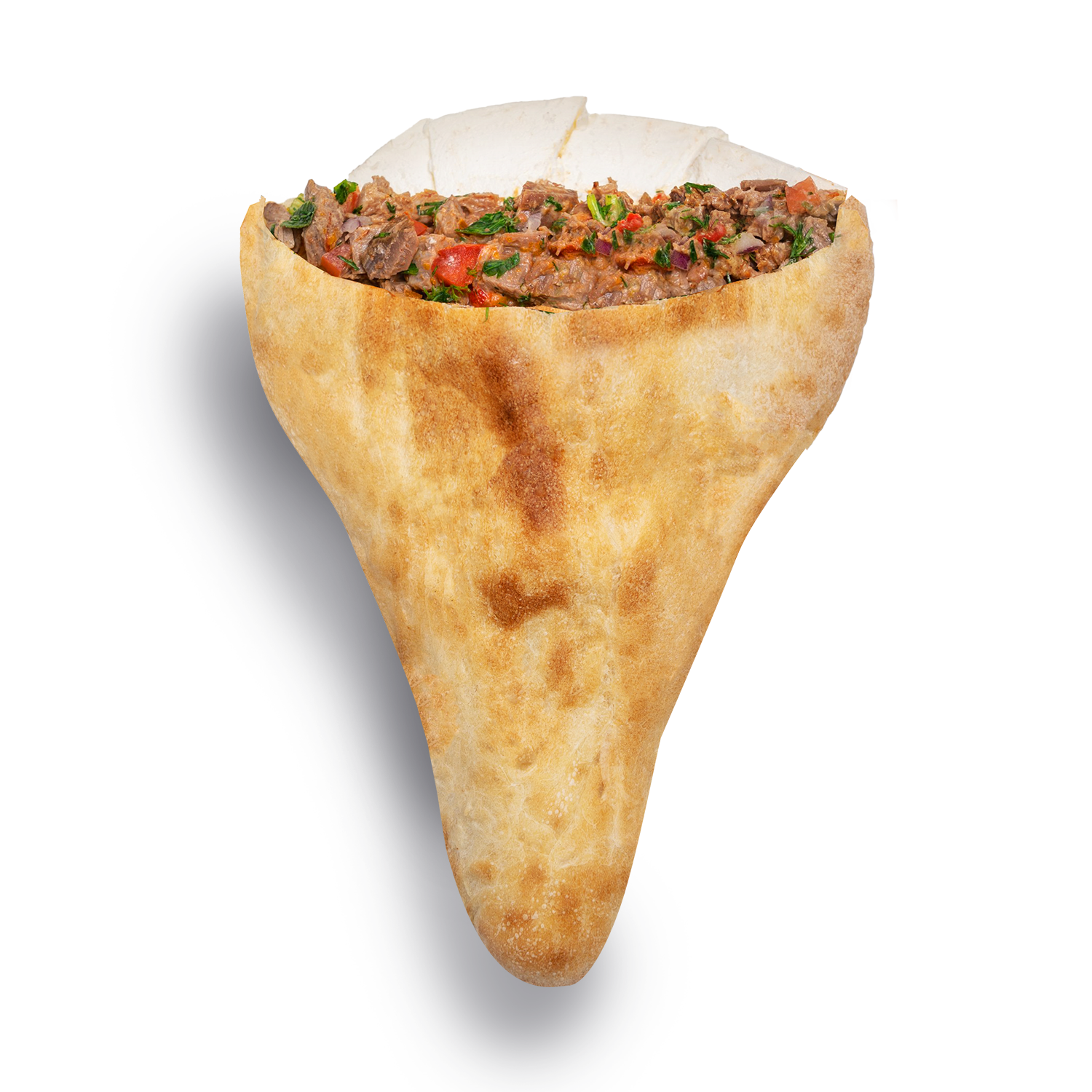 Бутер с говядиной и брынзой