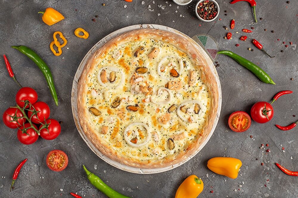 Пицца с Морепродуктами 28см