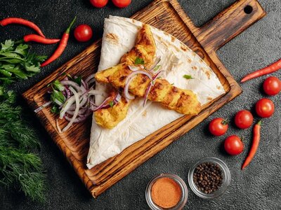 Люля-кебаб из картофеля