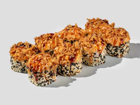 Кранч с лососем 8 шт.