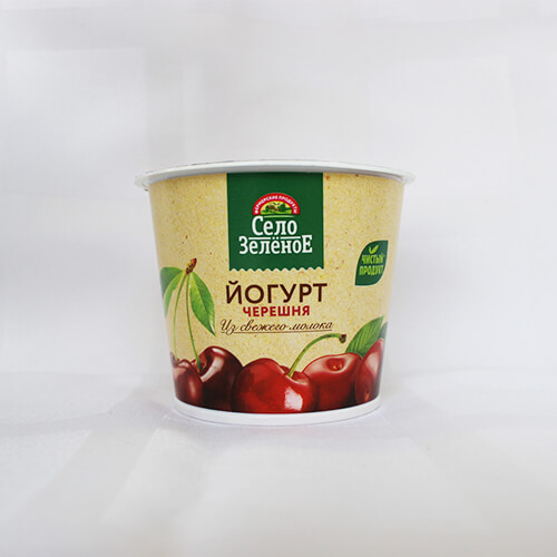 Йогурт с.Зел черешня 3,5%