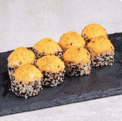 Запеченный острый с креветкой