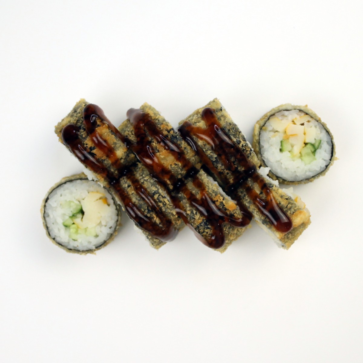 Ролл темпура с кальмаром