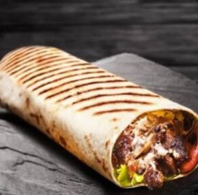 Шаурма сырная со свининой