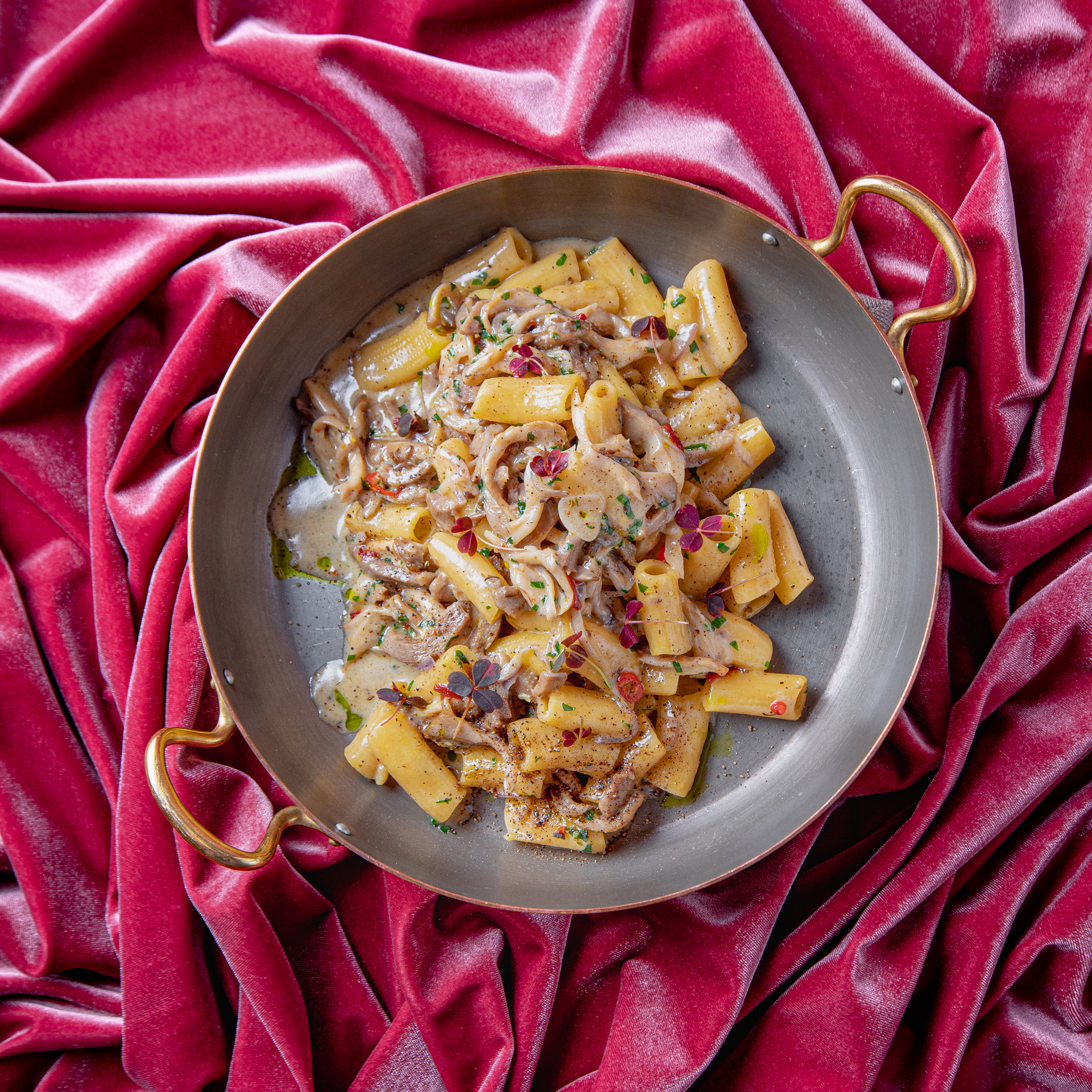 Паста с языком