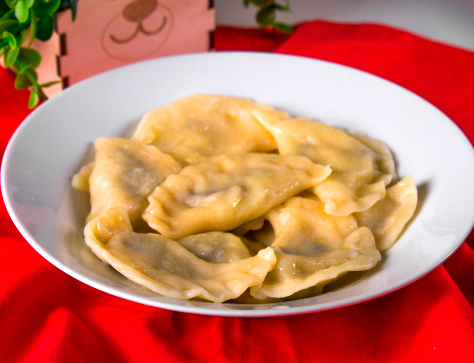 Вареники с картофелем и грибами